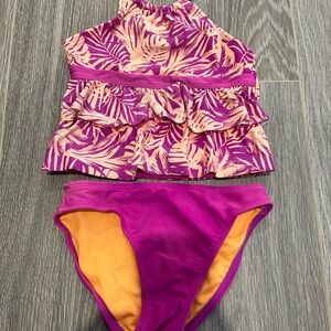 George Pink and Orange Bikini Swim Set